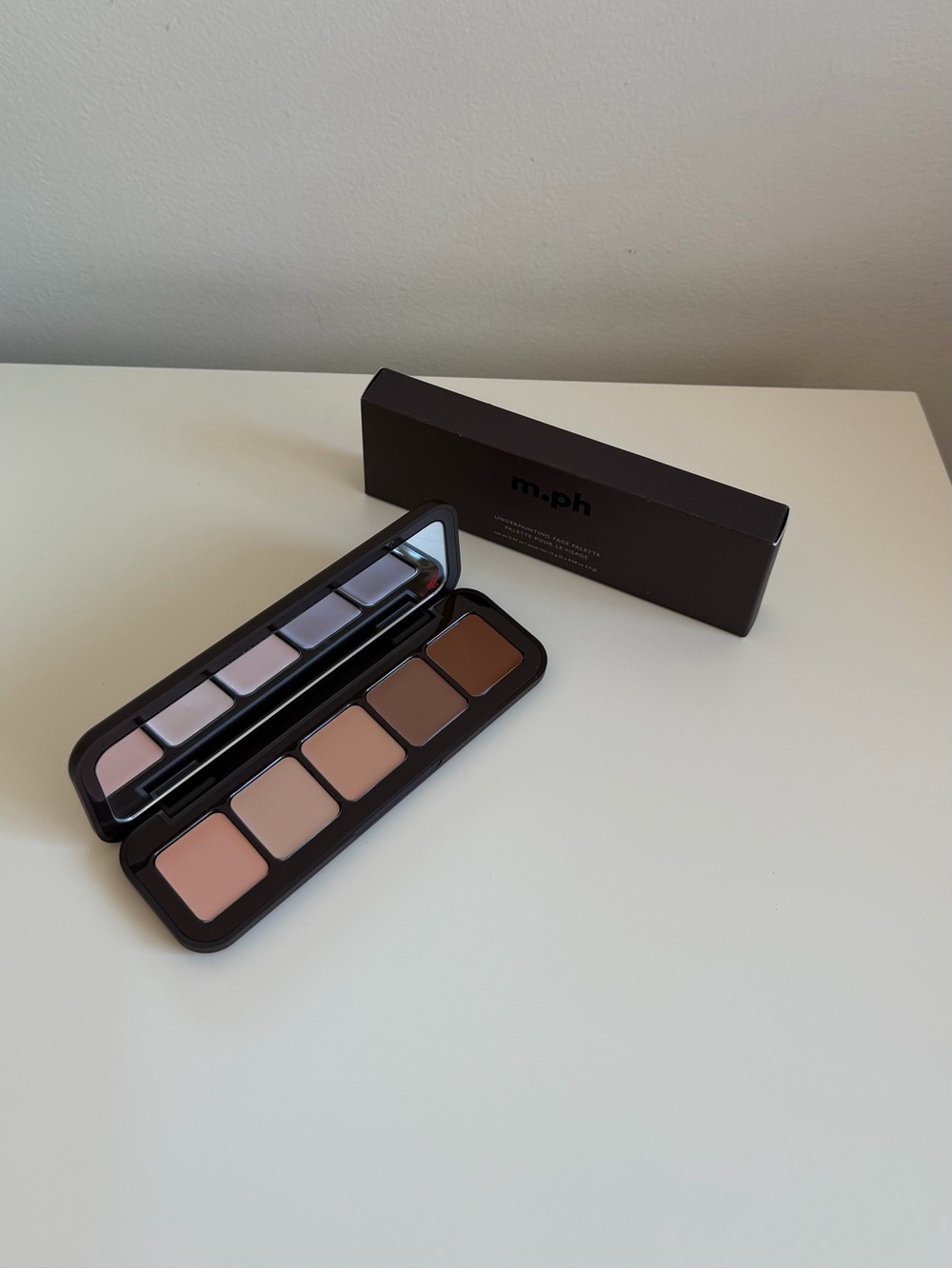 Neutral Concealer and bronzer Palette - 6 Shade Nude Tones - Light Fair
